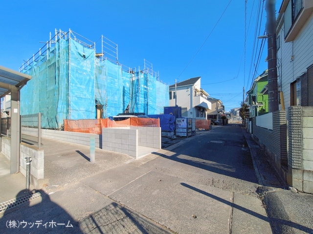 埼玉県越谷市宮本町３丁目の新築戸建て上棟写真 2026年1月5日撮影