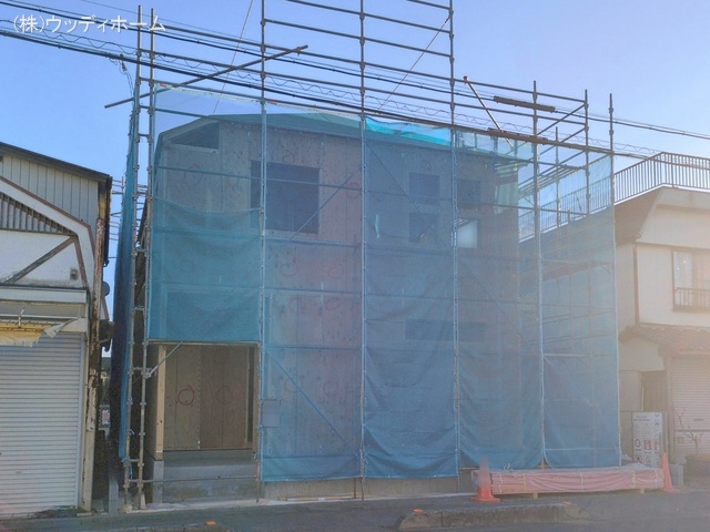 埼玉県越谷市弥栄町２丁目の新築戸建て上棟写真 2026年1月13日撮影