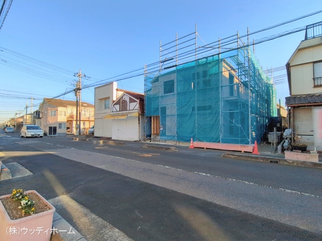 埼玉県越谷市弥栄町２丁目の新築戸建て上棟写真 2026年1月13日撮影