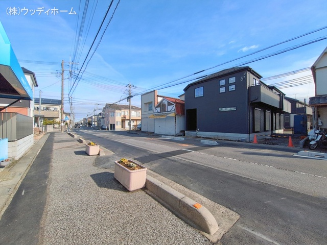 埼玉県越谷市弥栄町２丁目の新築戸建て外構写真 2026年2月26日撮影