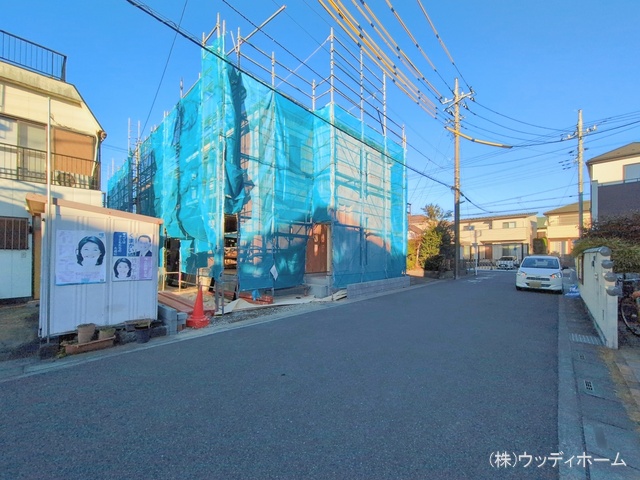 埼玉県越谷市弥栄町２丁目の新築戸建て上棟写真 2026年1月13日撮影