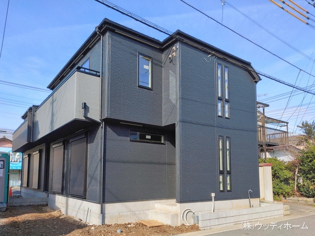 埼玉県越谷市弥栄町２丁目の新築戸建て外構写真 2026年2月26日撮影