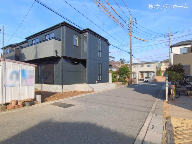 埼玉県越谷市弥栄町２丁目の新築戸建て外構写真 2026年2月26日撮影
