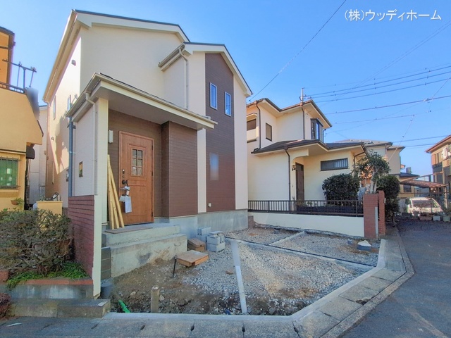 埼玉県越谷市大字袋山の新築戸建て外構写真 2026年1月13日撮影