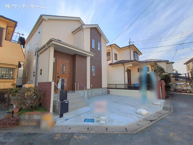 埼玉県越谷市大字袋山の新築戸建て完成写真 2026年2月5日撮影