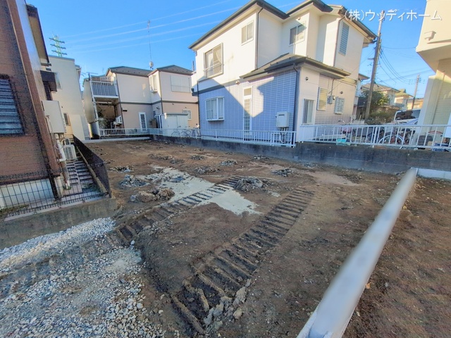 埼玉県越谷市大字大泊の新築戸建て更地・土地写真 2026年1月13日撮影