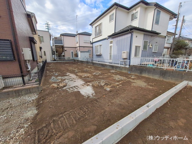 埼玉県越谷市大字大泊の新築戸建て更地・土地写真 2026年2月12日撮影