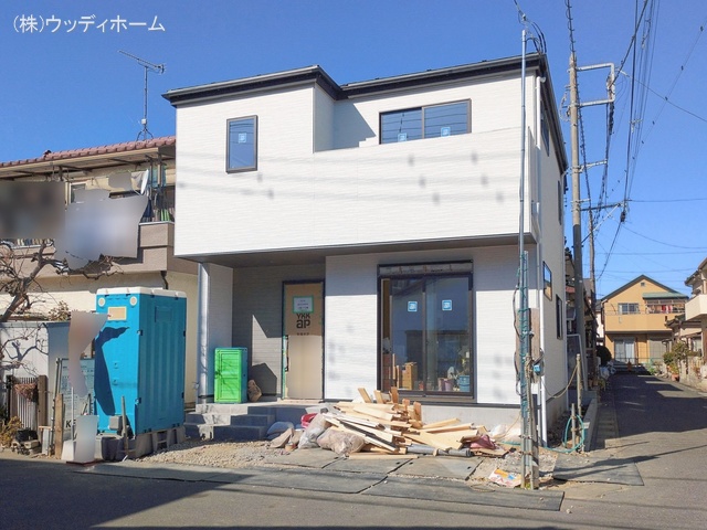 埼玉県越谷市大字南荻島の新築戸建て外構写真 2026年2月18日撮影