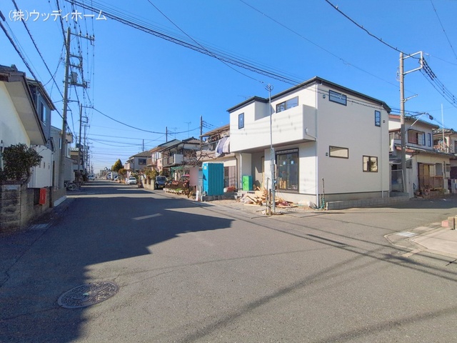 埼玉県越谷市大字南荻島の新築戸建て外構写真 2026年2月18日撮影