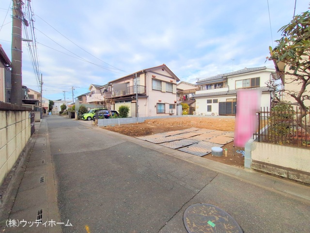 埼玉県越谷市弥栄町３丁目の新築戸建て更地・土地写真 2025年12月18日撮影
