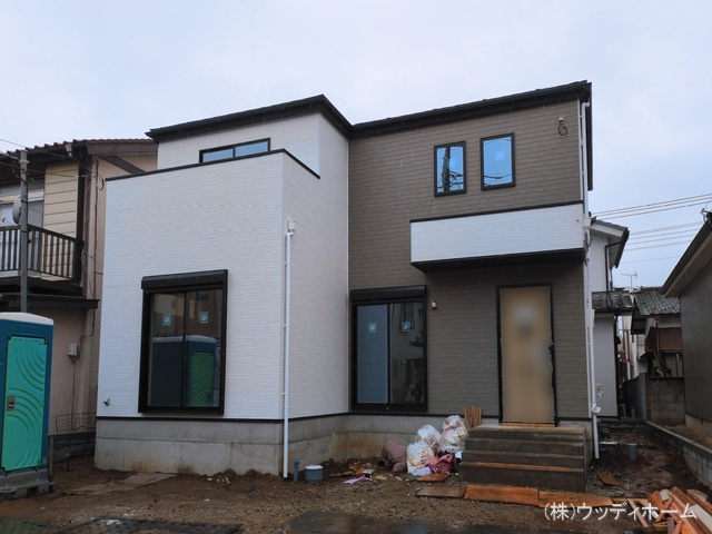 埼玉県越谷市弥栄町３丁目の新築戸建て外構写真 2026年3月2日撮影