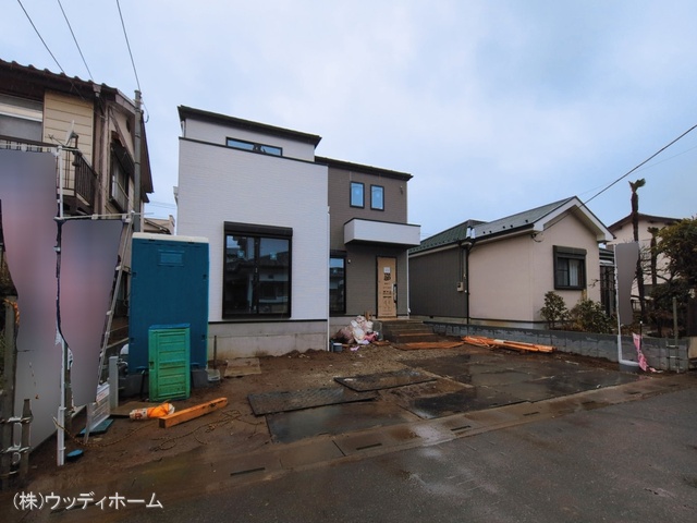 埼玉県越谷市弥栄町３丁目の新築戸建て外構写真 2026年3月2日撮影