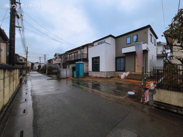 埼玉県越谷市弥栄町３丁目の新築戸建て外構写真 2026年3月2日撮影