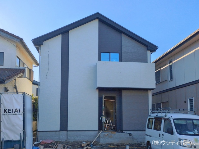 埼玉県越谷市千間台西６丁目の新築戸建て外構写真 2026年1月13日撮影