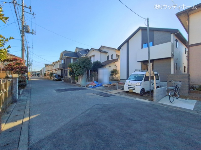 埼玉県越谷市千間台西６丁目の新築戸建て外構写真 2026年1月13日撮影