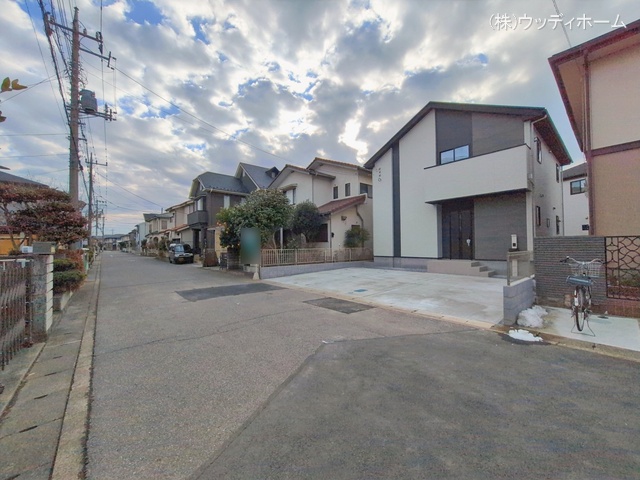 埼玉県越谷市千間台西６丁目の新築戸建て完成写真 2026年2月12日撮影