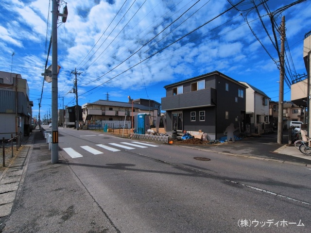 埼玉県越谷市宮本町４丁目の新築戸建て外構写真 2026年3月3日撮影