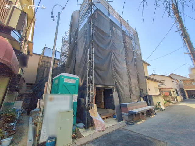 埼玉県越谷市南越谷１丁目の新築戸建てシート写真 2026年1月12日撮影