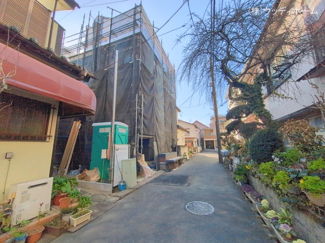 埼玉県越谷市南越谷１丁目の新築戸建てシート写真 2026年1月12日撮影