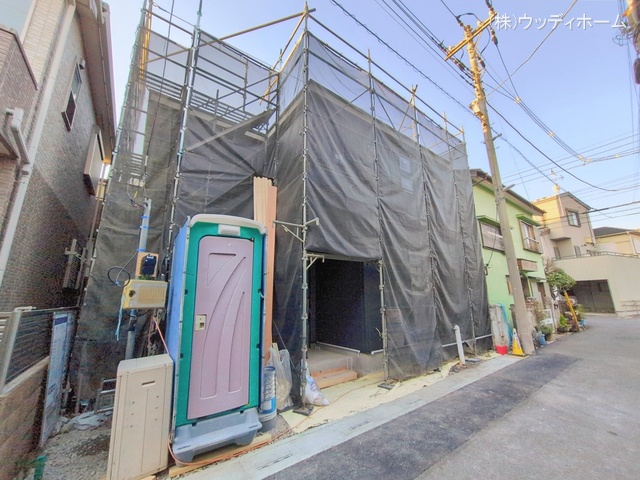 埼玉県越谷市蒲生 東町の新築戸建てシート写真 2026年2月5日撮影