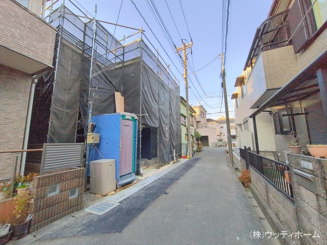 埼玉県越谷市蒲生 東町の新築戸建てシート写真 2026年2月5日撮影