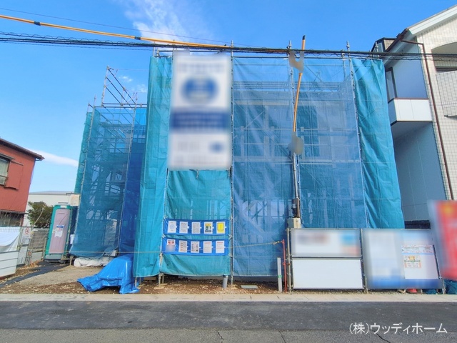 埼玉県越谷市新川町１丁目の新築戸建て上棟写真 2026年1月4日撮影