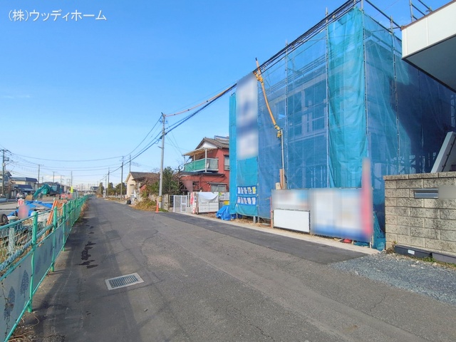埼玉県越谷市新川町１丁目の新築戸建て上棟写真 2026年1月4日撮影