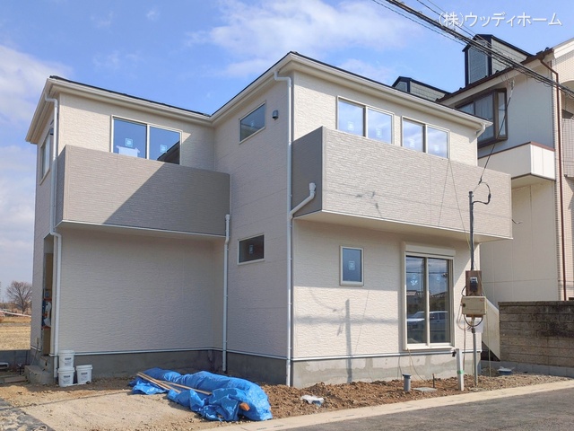 埼玉県越谷市新川町１丁目の新築戸建て外構写真 2026年2月15日撮影