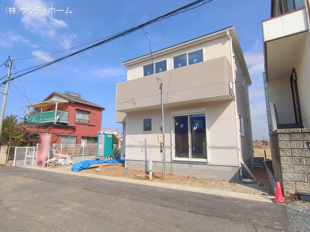 埼玉県越谷市新川町１丁目の新築戸建て外構写真 2026年2月15日撮影