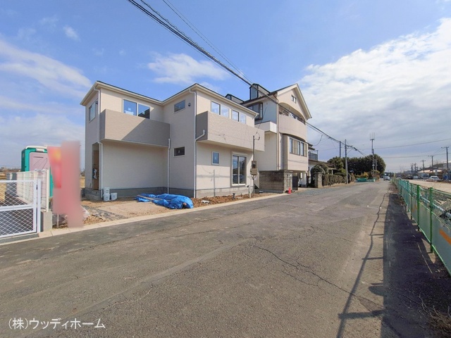 埼玉県越谷市新川町１丁目の新築戸建て外構写真 2026年2月15日撮影