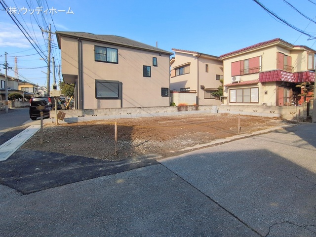 埼玉県越谷市大字下間久里の新築戸建て更地・土地写真 2026年1月4日撮影