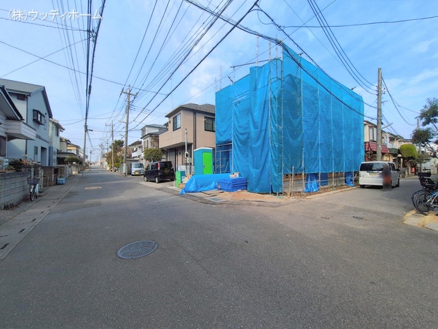 埼玉県越谷市大字下間久里の新築戸建て上棟写真 2026年2月15日撮影