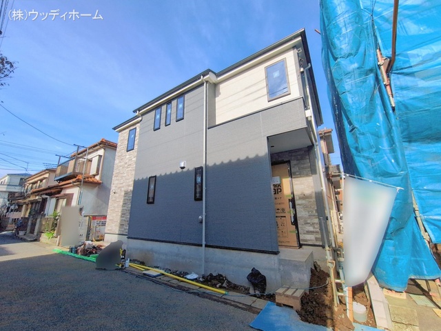 埼玉県越谷市大字大房の新築戸建て外構写真 2026年2月26日撮影