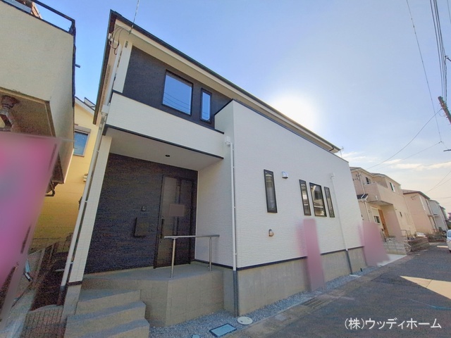 埼玉県越谷市大沢の新築戸建て完成写真 2026年1月14日撮影