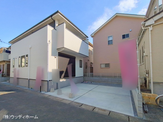 埼玉県越谷市大沢の新築戸建て完成写真 2026年1月14日撮影