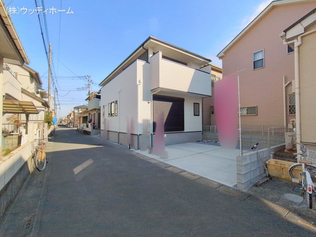 埼玉県越谷市大沢の新築戸建て完成写真 2026年1月14日撮影