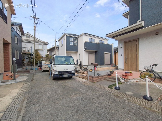 埼玉県越谷市大字弥十郎の新築戸建て外構写真 2026年2月15日撮影