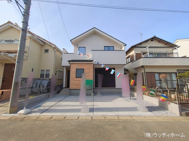 埼玉県越谷市千間台東2丁目の新築戸建て完成写真 2026年1月25日撮影