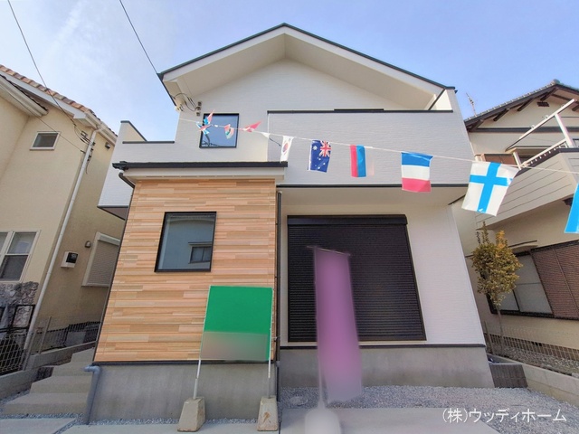 埼玉県越谷市千間台東2丁目の新築戸建て完成写真 2026年1月25日撮影