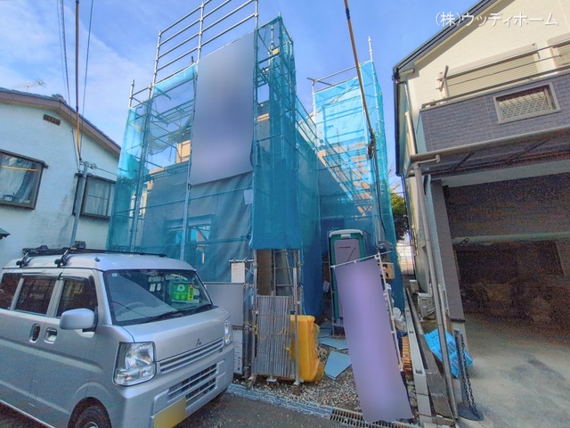 埼玉県越谷市赤山町２丁目の新築戸建て上棟写真 2026年2月26日撮影