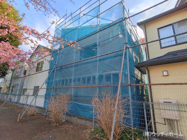 埼玉県越谷市赤山町２丁目の新築戸建て上棟写真 2026年2月26日撮影