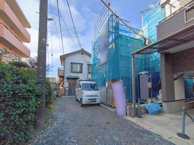 埼玉県越谷市赤山町２丁目の新築戸建て上棟写真 2026年2月26日撮影