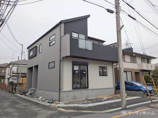 埼玉県越谷市蒲生 東町の新築戸建て外構写真 2026年2月25日撮影