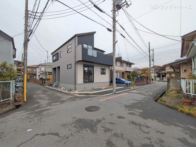 埼玉県越谷市蒲生 東町の新築戸建て外構写真 2026年2月25日撮影