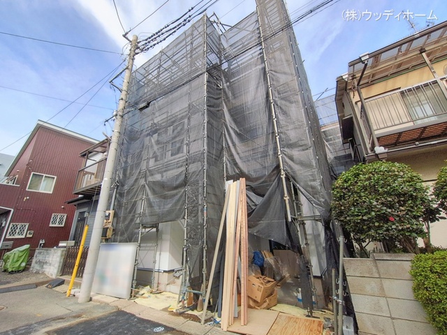 埼玉県越谷市南越谷３丁目の新築戸建てシート写真 2026年2月26日撮影