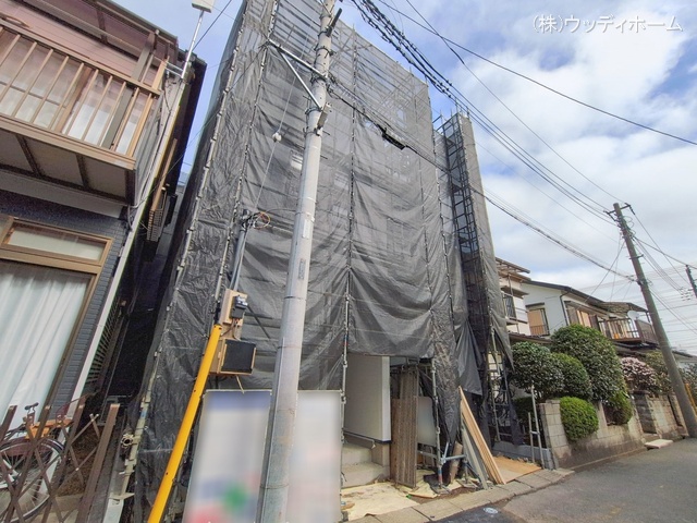 埼玉県越谷市南越谷３丁目の新築戸建てシート写真 2026年2月26日撮影