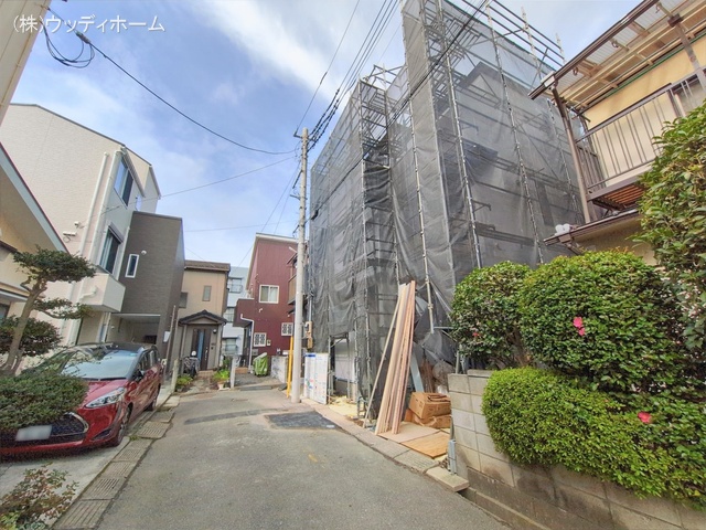 埼玉県越谷市南越谷３丁目の新築戸建てシート写真 2026年2月26日撮影