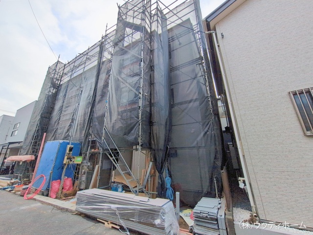 埼玉県越谷市南越谷３丁目の新築戸建てシート写真 2026年2月26日撮影