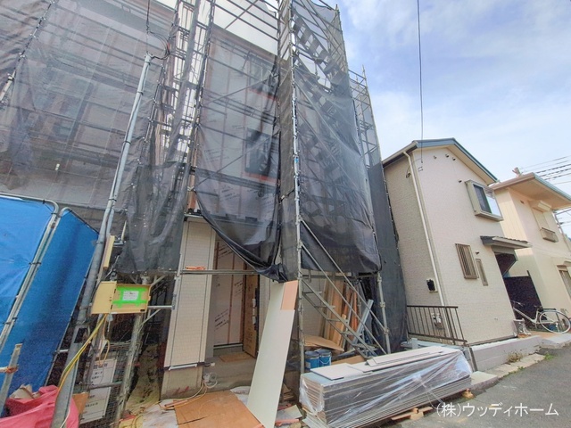 埼玉県越谷市南越谷３丁目の新築戸建てシート写真 2026年2月26日撮影