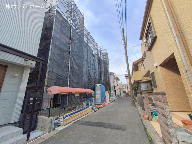 埼玉県越谷市南越谷３丁目の新築戸建てシート写真 2026年2月26日撮影